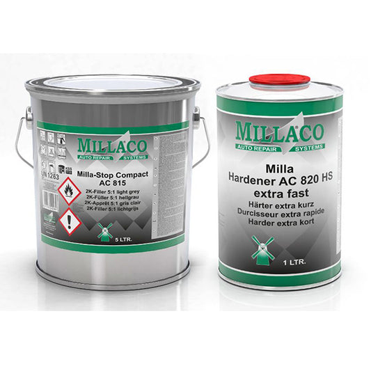 Millaco AC 815 Grey 5Lt Kit with AC820 (1LT)