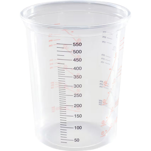 Mixing Cup 600ml Plastic