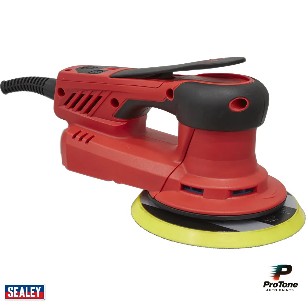 150mm Dual Action Variable Speed Palm Sander 350W/230V
