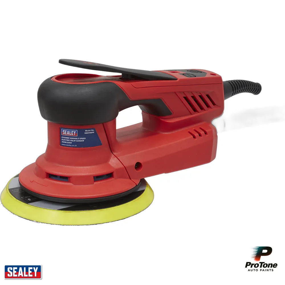 150mm Dual Action Variable Speed Palm Sander 350W/230V
