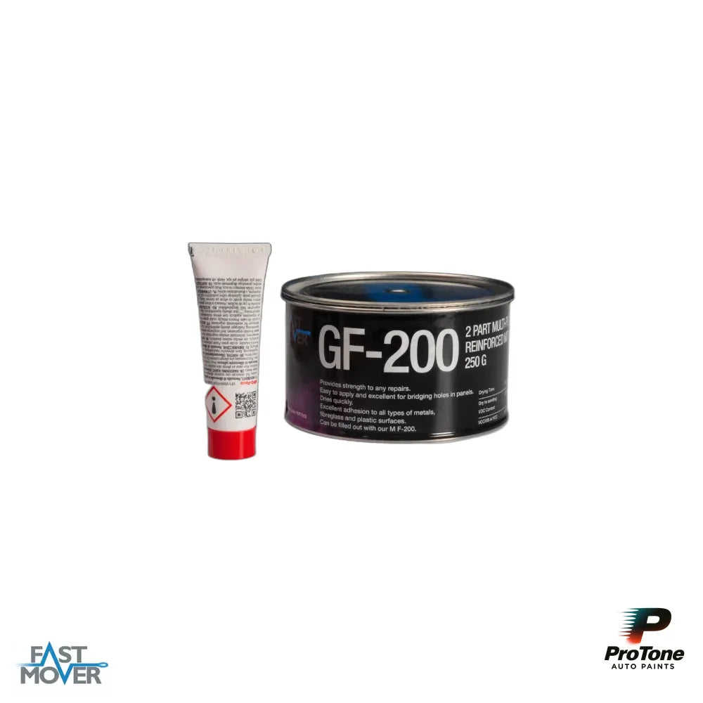 2K Polyester Fibre Body Filler, 250g + Hardener