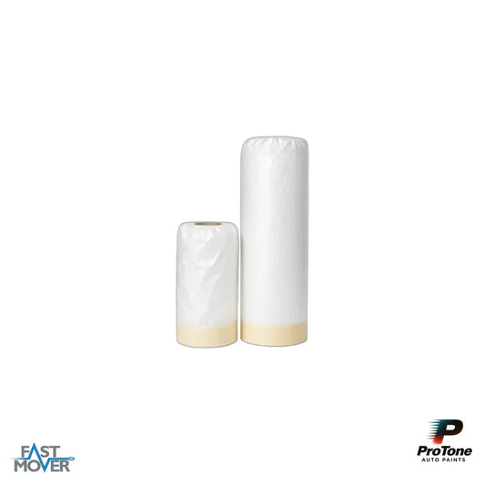 Pre Taped Masking Film Folding Out To 550mm X 33Mtrs Long
